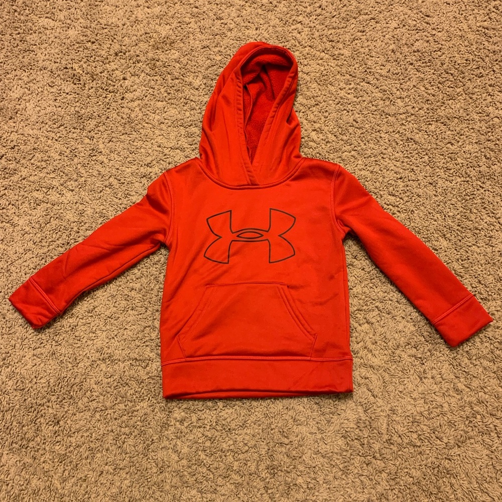 Under Armour Boys Red Hoodie Size 4